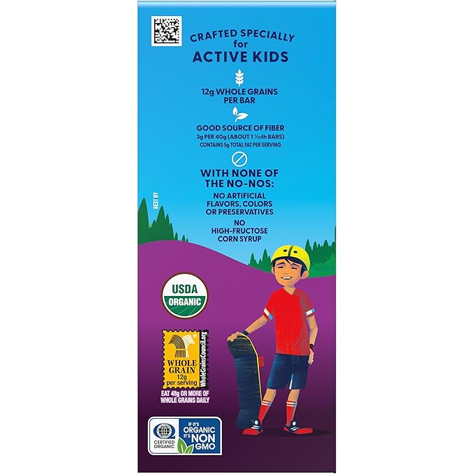 Zbar - Chocolate Chip - Soft-Baked Energy Snack Bars - Non-GMO - 12g Whole Grains - USDA Organic Granola Bars (18 Pack)