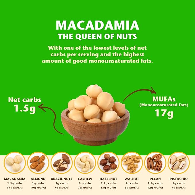 Tropical Crunch Macadamia Sour Cream & Onion – Oven-Baked Gourmet Snack, Savory Flavor, 270g