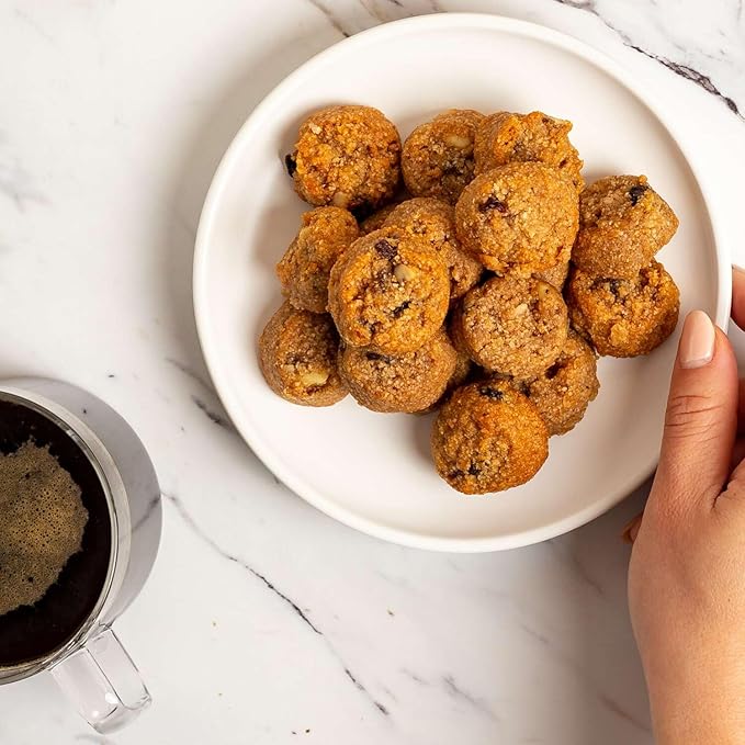 Ona Cinnamon Raisin Cookies 4-pack, Made with Honey, Ready to eat, Gluten free, Grain free, Dairy free, Paleo