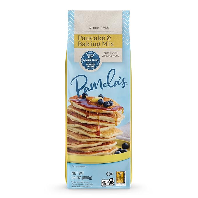 Pamela’s Baking Mixes, Baking & Pancake Mix, Gluten-Free, 24 oz. (Pack of 6)