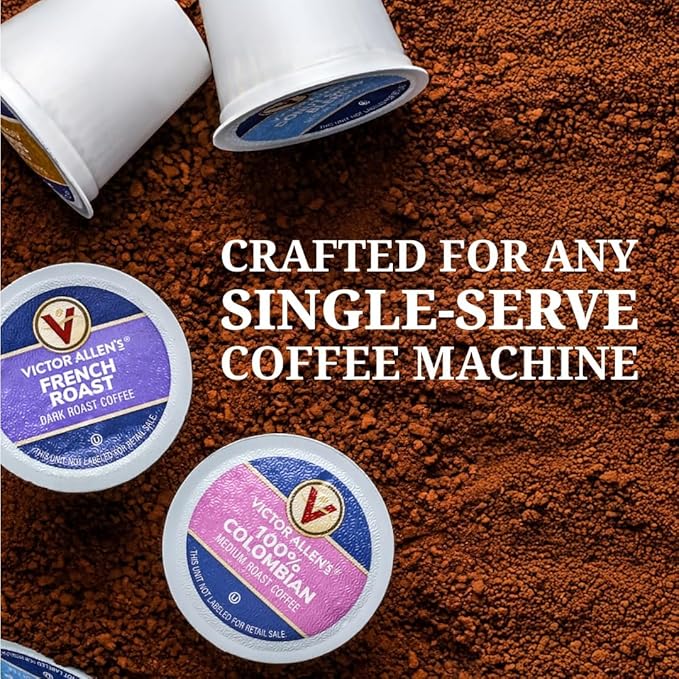 Victor Allen's Coffee French Vanilla Coffee, 12 Count, Single Serve Coffee Pods for Keurig K-Cup Brewers