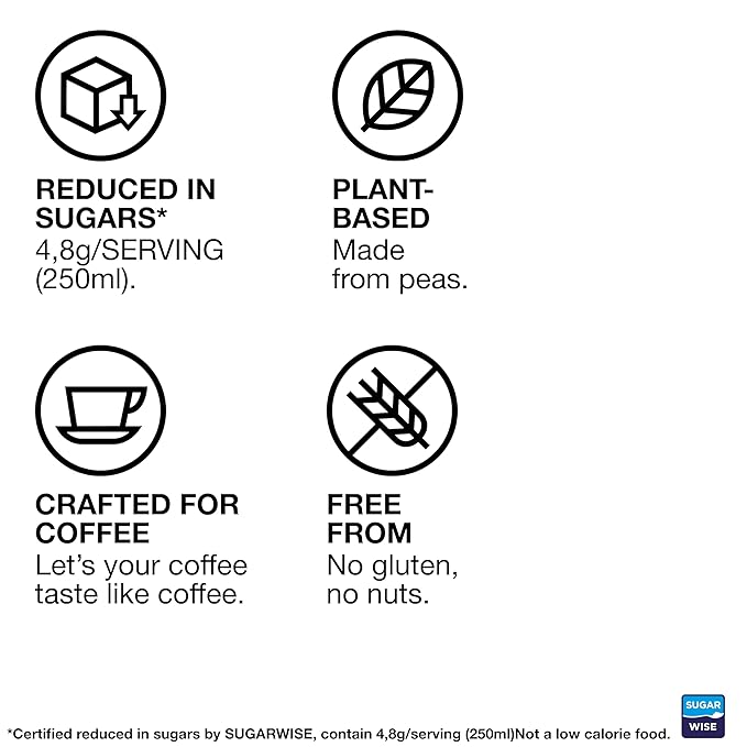 SPROUD Dairy Free Milk BARISTA Flavor, Vegan Milk with Plant-Based Pea Protein, Shelf Stable Non-GMO, 1 Liter (Pack of 6)
