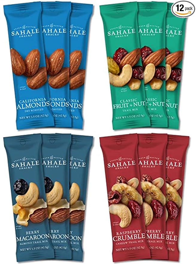Sahale Snacks Glazed Nut Mix Variety Pack, 1.5 Ounces (Pack of 12)
