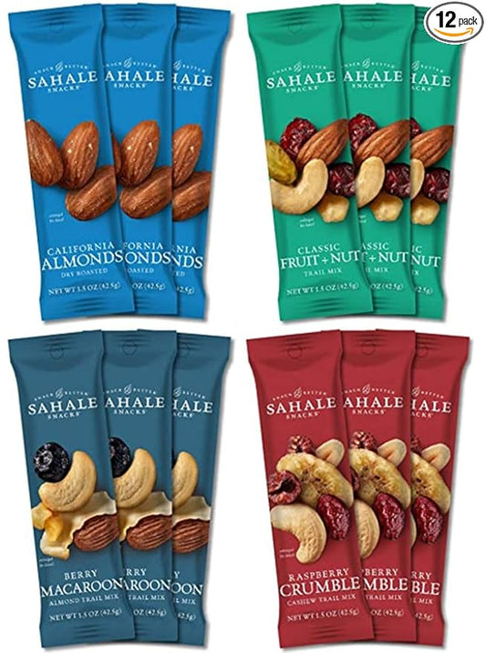 Sahale Snacks Glazed Nut Mix Variety Pack, 1.5 Ounces (Pack of 12)
