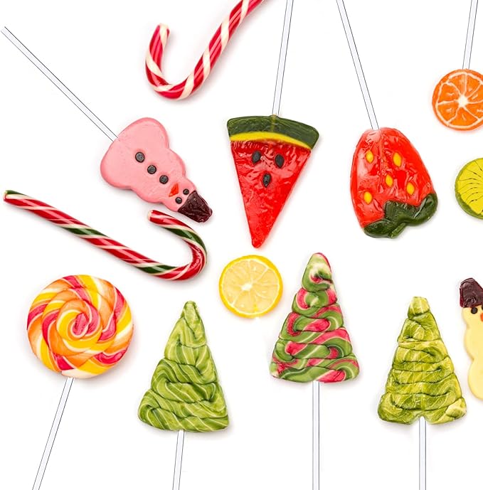 LSYGXYZ 50 Pieces Acrylic Lollipop Sticks, Clear Cake Pops for Candy Dessert Chocolate Handmade DIY, 4 Inch(3mm Diameter)