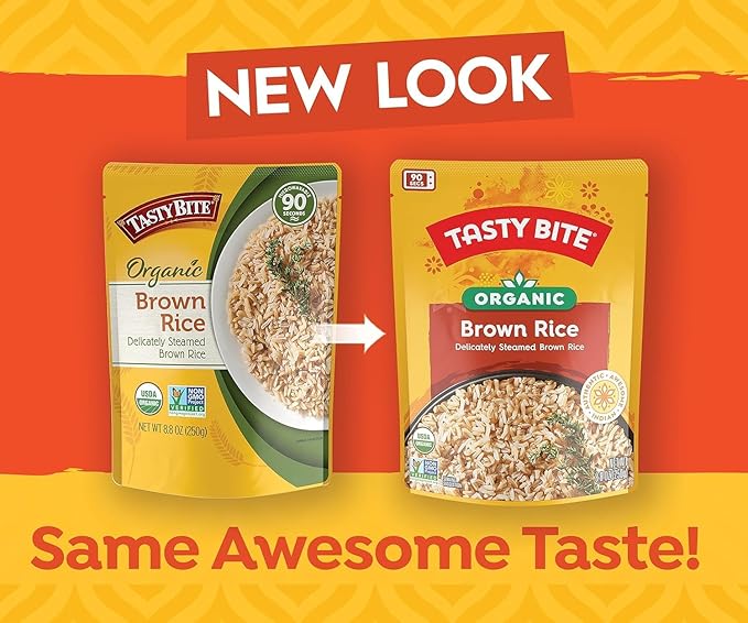 Tasty Bite Organic Brown Rice, 8.8 Ounce (Pack of 12)