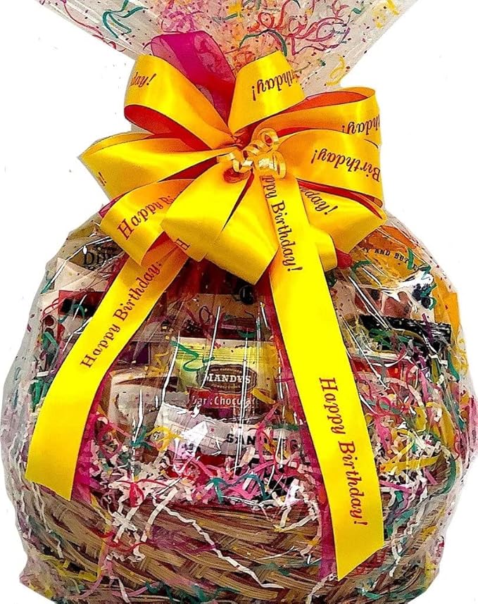 Hand-Crafted 28 Piece customizable chocolate gift basket of gourmet chocolates, cookies, and crunches. Tasty treats selected for businesses, clients, employees, birthdays, thank you and more!