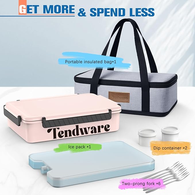 Chilled Portable Snackle Box Container Insulated Bag Keep Food Warm 12 Compartment Divided Serving Tray Reusable Ice Pack Christmas Thanksgiving Gift Essentials for Charcuterie Snack Road Trip Picnic