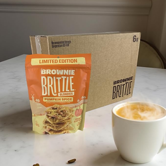 Brownie Brittle Pumpkin Spice Brownie Brittle, 5 Ounce, 6 Per Case