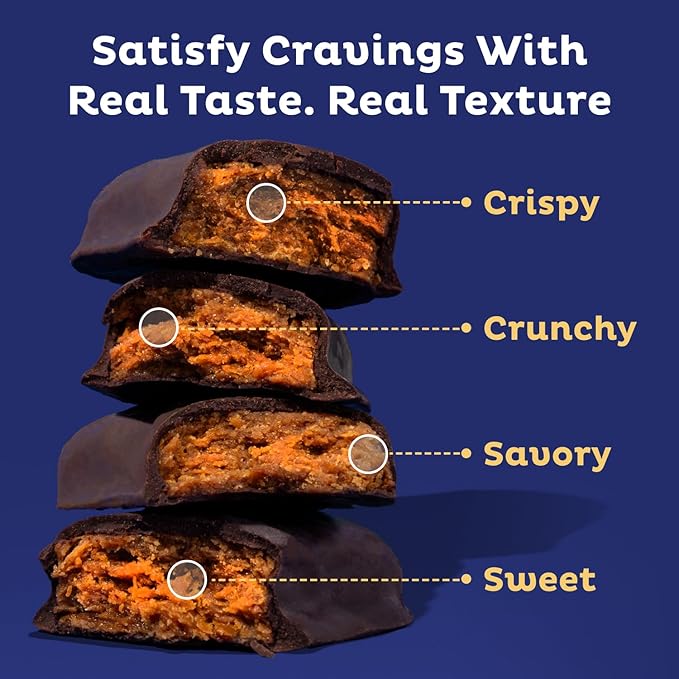 Krack’d Snacks Keto Chocolate Snack Bars 5 Pk | Handmade Low Carb, Sugar Free Dark Chocolates with Peanut Butter, Caramel Crunch, Allulose | Vegan, Non-GMO, Gluten Free Chocolate Candy Bar