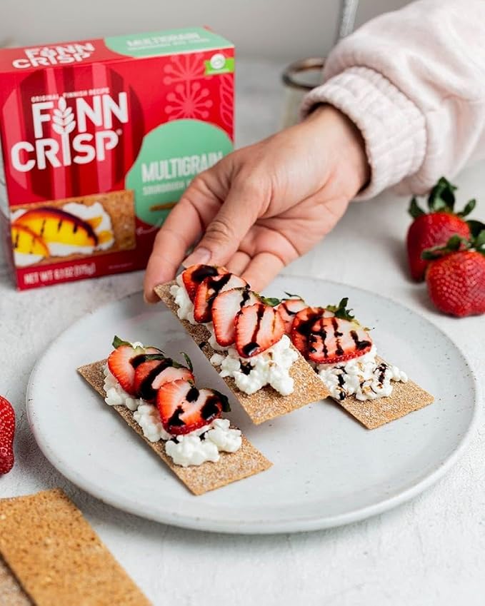 Finn Crisp Multigrain Sourdough Rye Thins Crispbread, 6.2 Ounce Box (Pack of 9) (1)