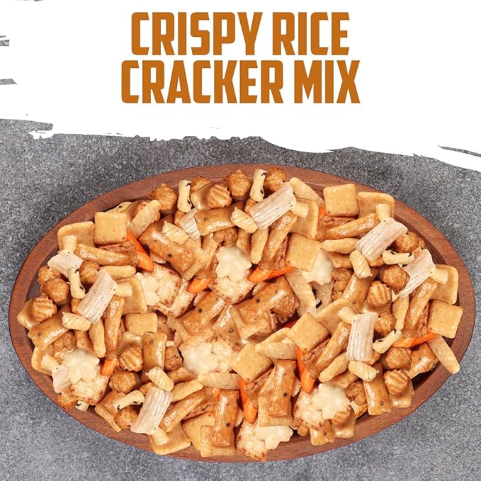 Rice Cracker Mix -4lbs Pack of Japanese Snacks Chips, Ideal for Parties, Family Gatherings or as a Quick Snack Option, Perfect for Those Who Enjoy a Wholesome Treat Anytime, Anywhere