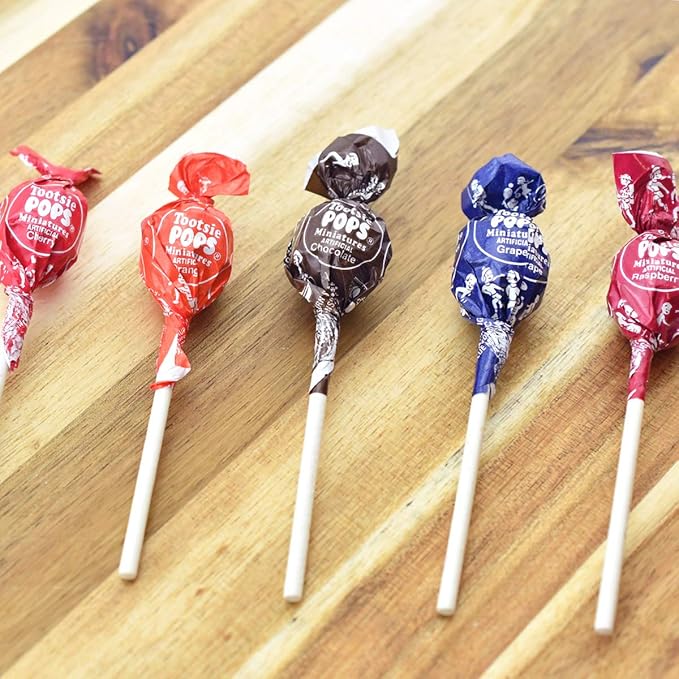 Tootsie Roll Pops Minis with Chocolatey Center, Mini Assorted, 300 Count