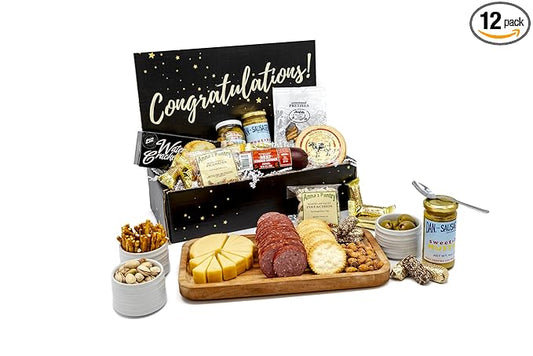 Dan The Sausageman Summer Sausage Gifts for Every Celebration Gift Boxes, Christmas Gifts Snack Box, Meat and Cheese Gift Basket for Men & Women