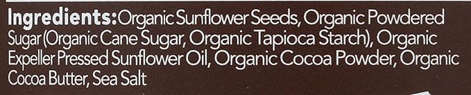 88 Acres, Dark Chocolate Sunflower Seed Butter Jar, 14 Ounce
