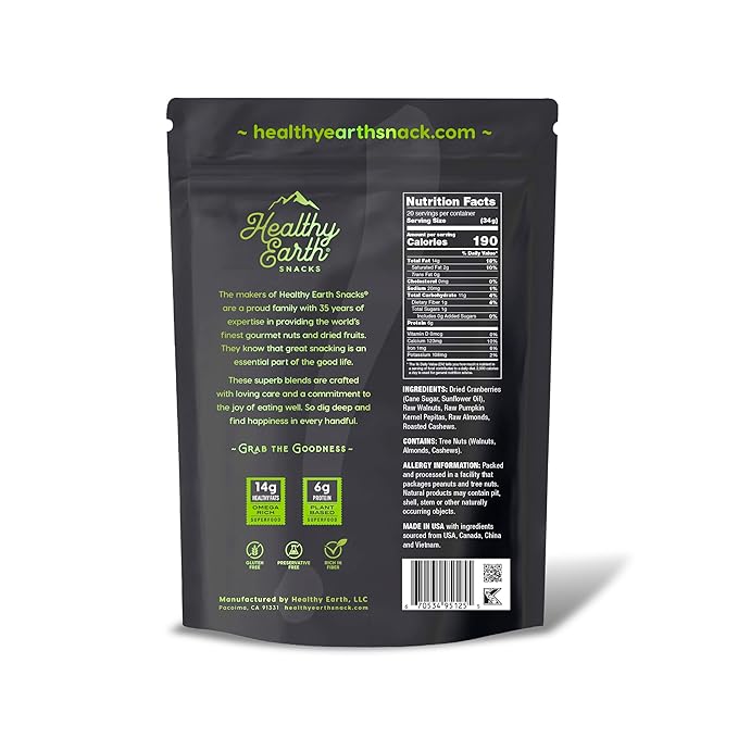 Mixed Nuts Unsalted | Trail Mix | Trail Mix without Peanuts | Gourmet Snacks, Protein Snacks, Gluten Free, No Preservatives, High Fiber (Omega-3 and Omega-6)