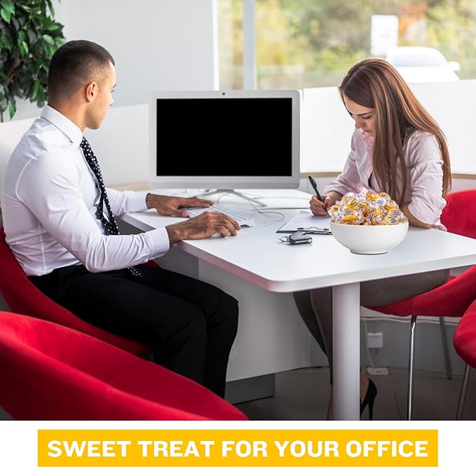 Sugar Free Butterscotch Hard Candy - 6 Lbs Bulk Candy Individually Wrapped - Low-calorie – Great For Parties And Office – Ideal For Welcoming Guests and Visitors