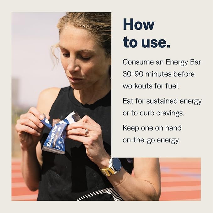 UCAN Energy Bars | Low Sugar, Low Calories | Gut Friendly, Caffeine-Free, Vegan, Non-GMO, No Soy, Keto Friendly | Running, Cycling, Fitness, Pre & Post Workout | Chocolate Almond Butter 12 Count