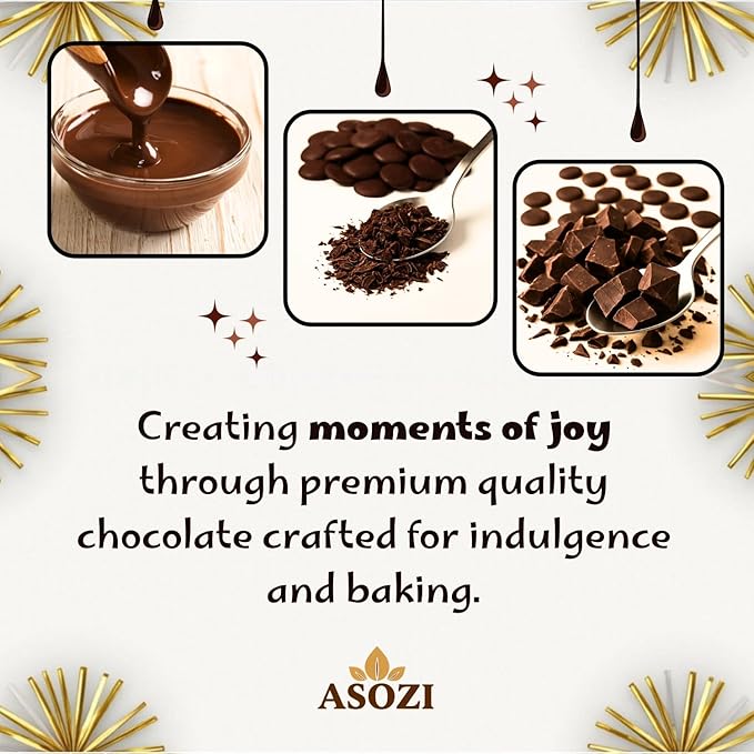 Dark Chocolate Melting Wafers - 5 LB Resealable Bag for Gourmet Chocolate Treats, Dubai Chocolate, Hot Chocolate, Baking, and Confections - Intense Flavor, Smooth Texture for Chocolatiers