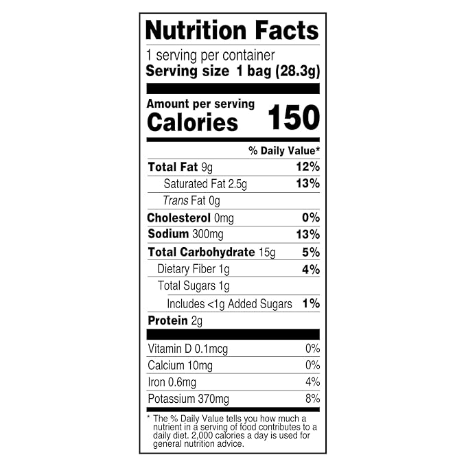Utz Crab Chips 1 oz. Bags, 42 Count, Crispy Fresh Potato Chips, Perfect for Vending Machines, Individual Snacks to Go, Trans-Fat Free