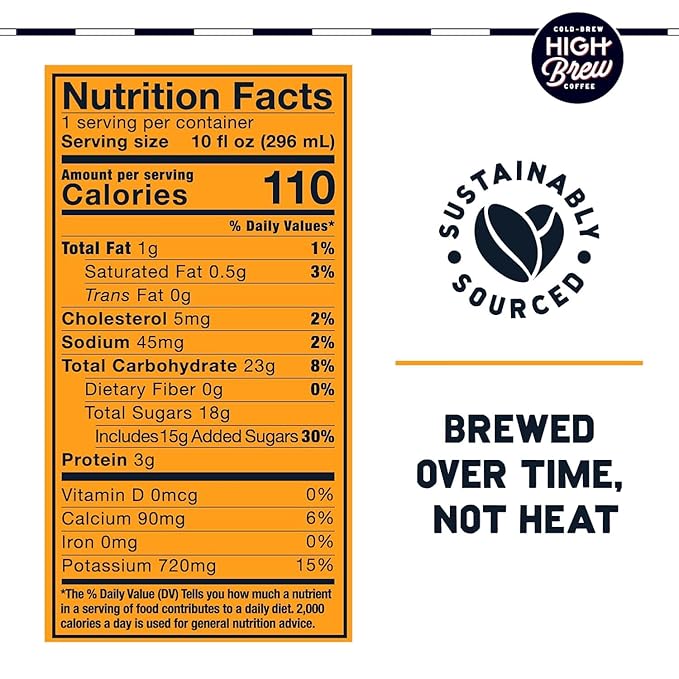High Brew Coffee | Nitro Cold Brew Variety Pack | Sugar-Free, Dairy-Free, 200mg Natural Caffeine | Smooth Low-Acid Coffee Infused with Nitrogen, Ready-to-Drink | Caramel, Black & Sweet Cream Flavors | 10 oz Cans (Pack of 12)