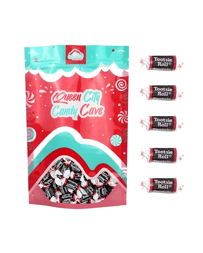 Chocolate Mini Rolls - Bulk Tootsee Candy, Individually Wrapped Mini Bites Midgees (5 Pound)