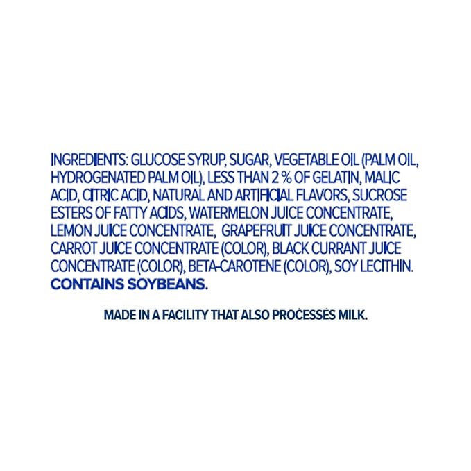 HI-CHEW Sweet & Sour Mix, Pack of 6 Bags, 3.17oz each - Watermelon Lemon Grapefruit | Unique Fun Soft & Chewy Candy, Immensely Juicy Fruity Candy Flavors, Individually Wrapped for Sharing