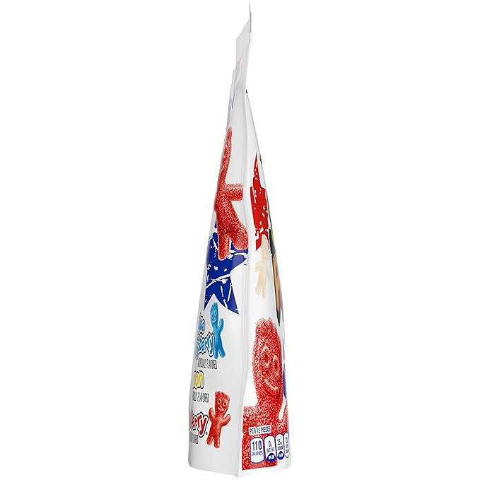 Sour Patch Kids Red, White & Blue Soft & Chewy Candy, Bulk Candy, 4-1.8 lb Bags