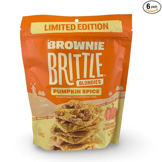 Brownie Brittle Pumpkin Spice Brownie Brittle, 5 Ounce, 6 Per Case
