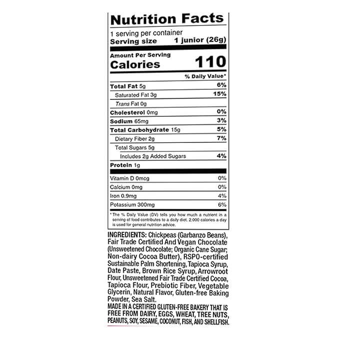 Rule Breaker Vegan & Gluten Free Cookies | Halloween Chocolate Brownie Juniors | Plant-Based, Dairy, Nut, Soy, Allergen Free, Kosher | Soft-Baked School Snacks for Kids and Adults (24 Count)
