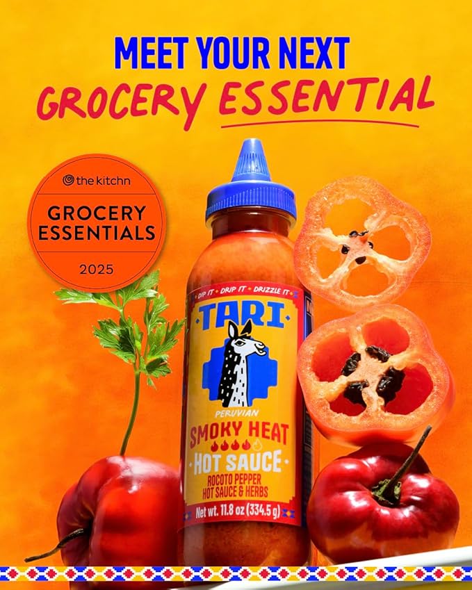 Tari Hot Sauce - Smoky Heat - Smoky & Spicy Kick - Game Day Favorite - 11.8oz