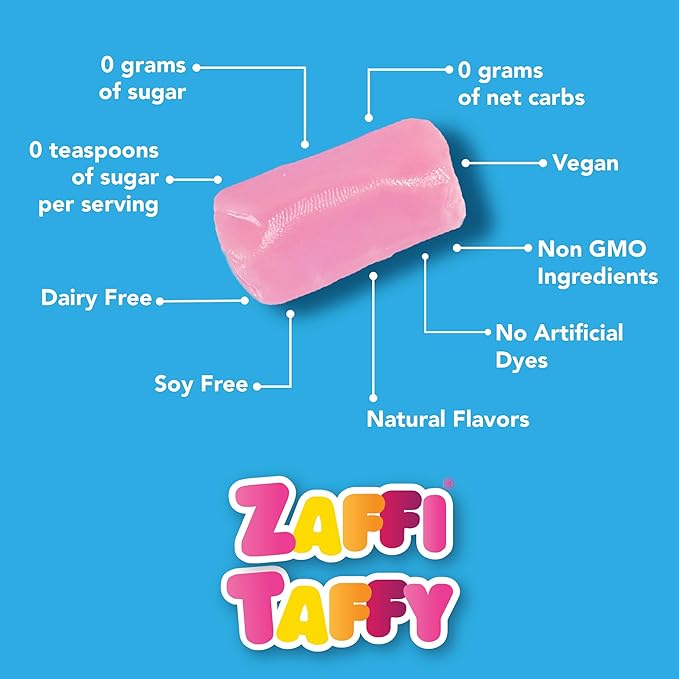 Zollipops Gabby's Dollhouse Variety Pack- Zollipops, Ball Popz, and Zaffi Taffy - Dye-Free - Keto & Diabetic-Friendly, Dentist-Approved Treats for Kids (Natural Fruit Flavors, 5.2 oz, Pack of 3)