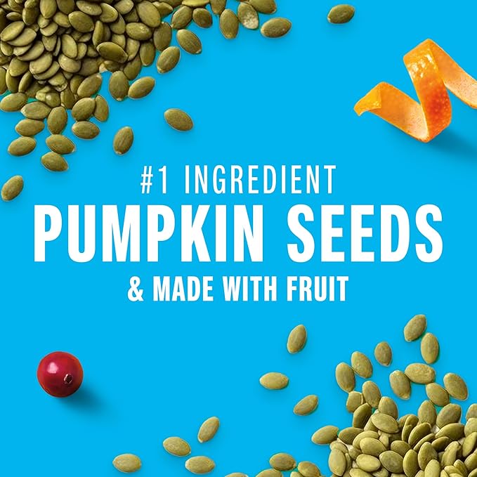 KIND Seeds Fruit & Nuts Snack Bar, Orange Cranberry | 5g Protein, High Fiber, Gluten Free Bars, 1.4 OZ, 12 Count
