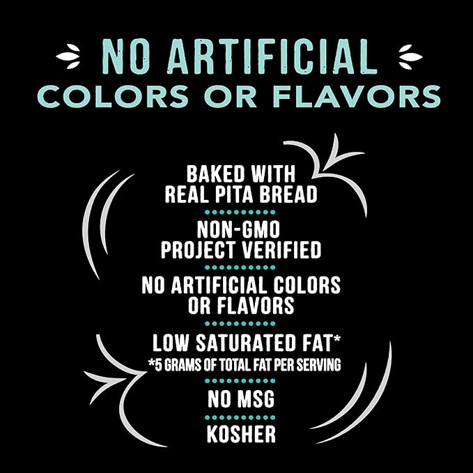 Stacy’s Pita Chips, Sea Salt, No Artificial Colors or Flavors, 1.5 Oz (Pack of 24)