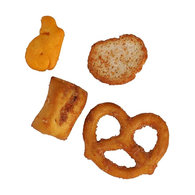 Pizza Snack Mix, 1 Pound Bulk Bag, Flavored Pizza Chips, Hampton Distribution