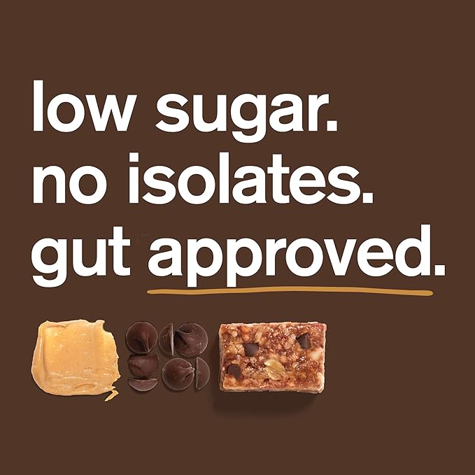 Skratch Labs Energy Bar | Peanut Butter + Chocolate (12 Pack) | Plant Based Healthy Snack | Low Sugar - 5g Protein | Non-GMO, Gluten Free, Soy Free, Vegan, Kosher
