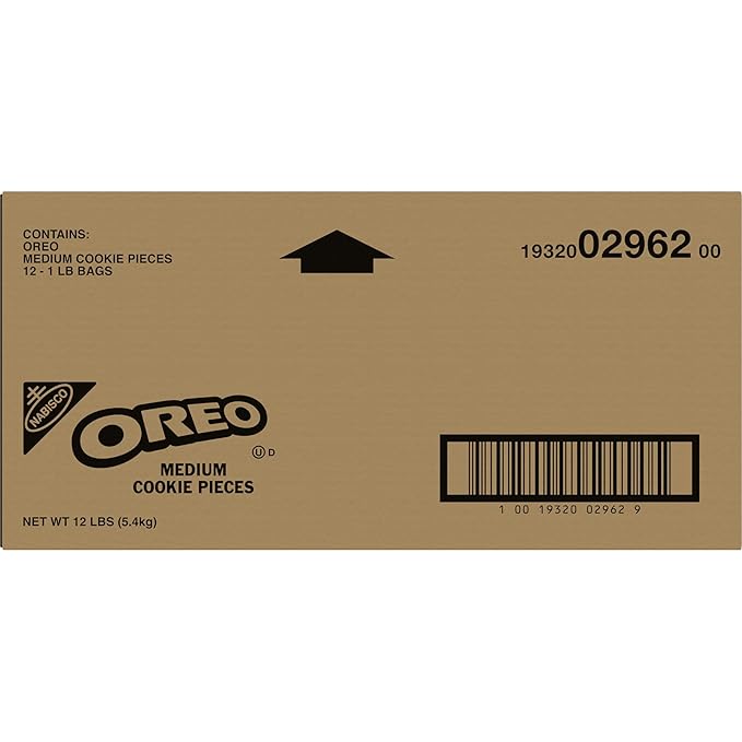 OREO Chocolate Sandwich Cookies Medium Cookie Pieces, 12 - 16 oz Bags