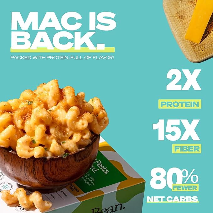 Kaizen Pasta Mac & Cheese Variety Pack - High Protein (24g), Low Carb, Keto- Friendly, Gluten-Free, Non-GMO - 6.4 Ounces (Pack of 4) Classic & White Cheddar