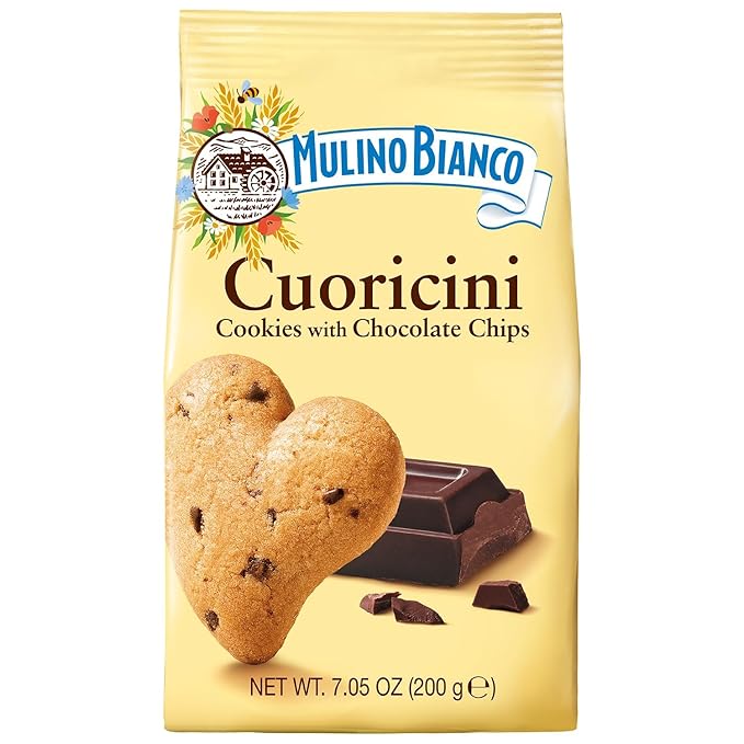 Mulino Bianco Cuoricini Cookies Pack of 10 (7.05 Ounce) Bag