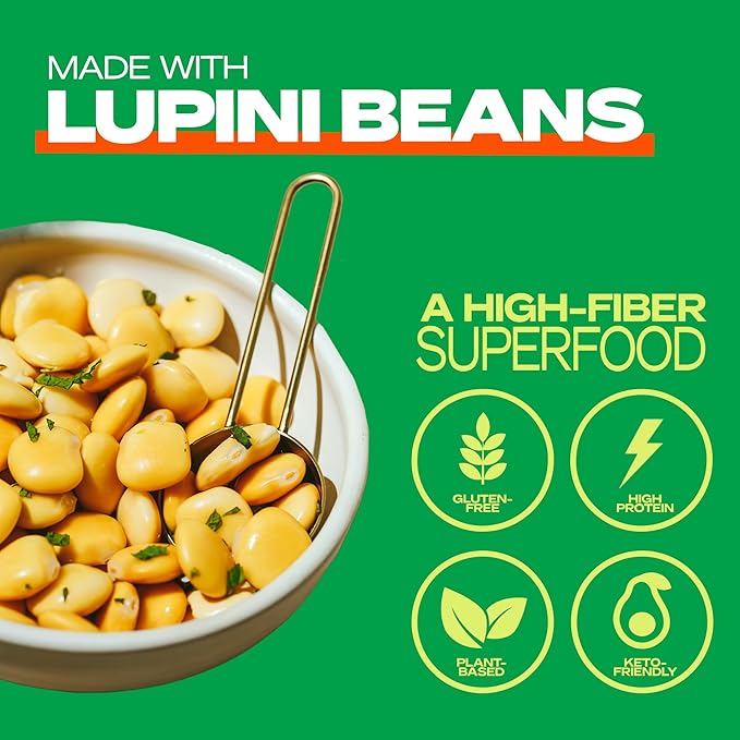 Kaizen Pasta Variety Pack - Keto, Low Carb, High Protein (20g), Gluten-Free, Keto-Friendly (6g Net), Plant-Based Lupini Noodles with High Fiber Lupin Flour