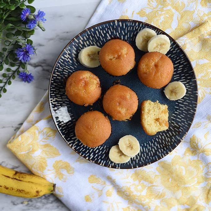 DIJAS Natural Foods Plant-Based 36-Vegan Mini Muffins ONLY $0.97-oz! Natural and Preservative Free Ingredients, Delicious Snack and Breakfast (36 Muffins) (Banana)