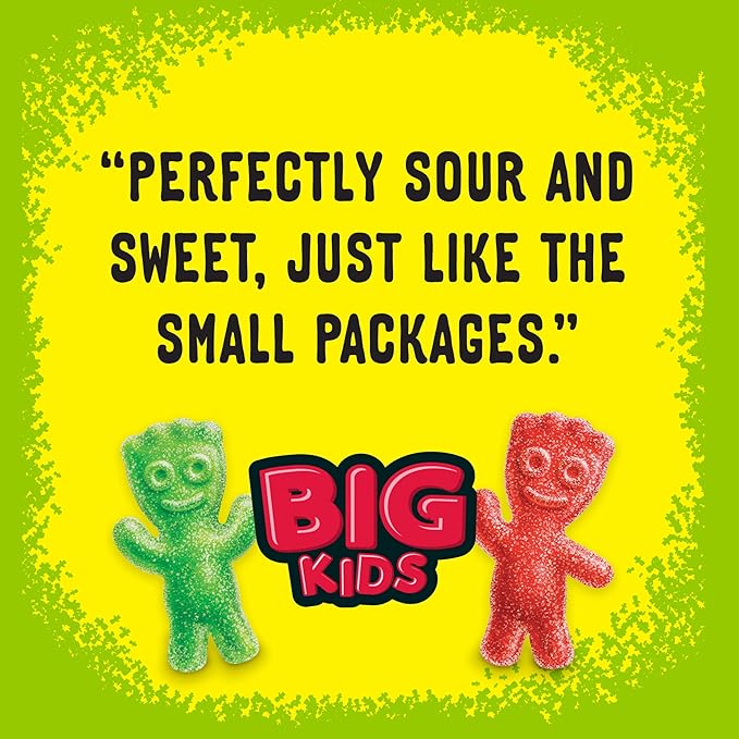 SOUR PATCH KIDS Big Kids Individually Wrapped Soft & Chewy Candy, Bulk Candy, 240 Count Box