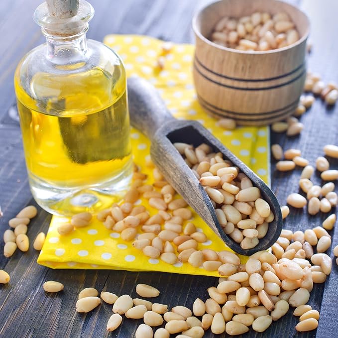 Pine Nuts Raw 2 Pounds | Whole & Natural Unsalted Pignolias | Healthy Protein Snack and Versatile for Cooking, Baking, Salads, Pesto Sauce |Vegan, Keto, Paleo Friendly, Gluten Free, Compare to Organic Pine Nut | Jaybee's