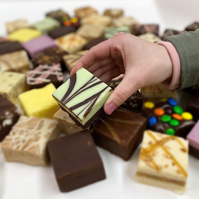 Valley Fudge, Mint Chocolate Swirl, Fresh Artisan Fudge, Real Butter, Gourmet Candy, One Pound Package