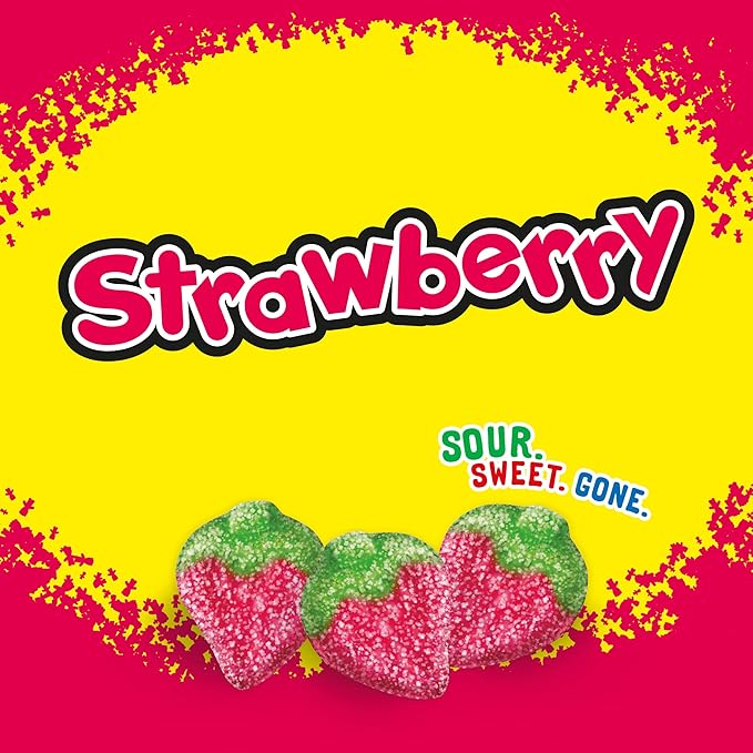 SOUR PATCH KIDS Strawberry Soft & Chewy Candy, 8 oz