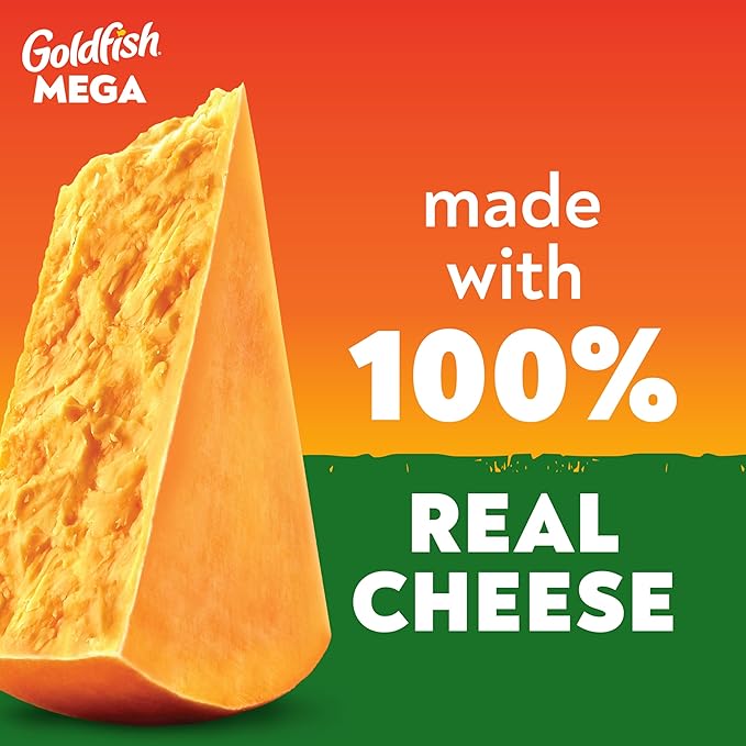 Goldfish Mega Bites Cheddar Jalapeño Crackers, 5.9 Oz Bag