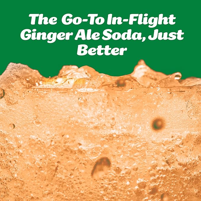 Slice Healthy Soda, Ginger Ale, Prebiotic & Probiotic Soda Pop, 5g Fiber, 35 calories, 12 fl oz 12 Pack