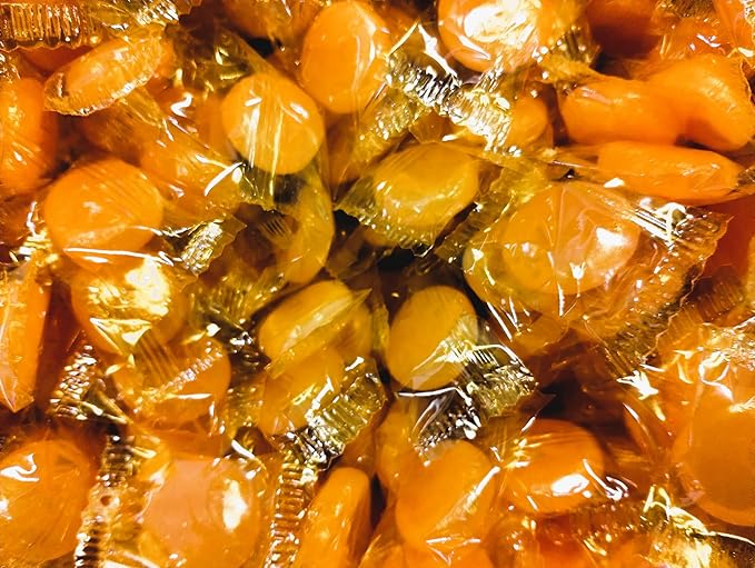 Butterscotch Discs - 2 lbs of Fresh Delicious Individually Wrapped Hard Candy