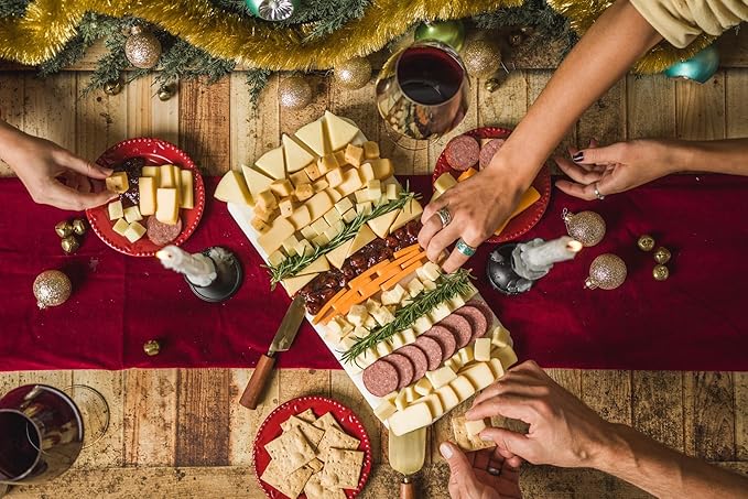 Cheese Bros. Deluxe "Best Gifts are Cheesy" Gift Box | Fresh from Wisconsin | Includes Goudas, Dill Havarti, Italian Fratello, Aged Cheddar, Jam, Summer Sausage | Gfiting for Christmas and Hannukah
