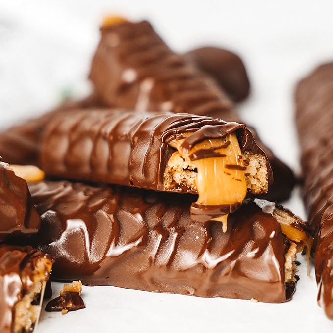 Little Secrets Milk Chocolate Caramel Cookie Bars | 12 Twin Packs | Made in Europe | Nothing Artificial & No Sugar Alcohols | Sustainable Cocoa | 1.8 Ounce, Pack of 12